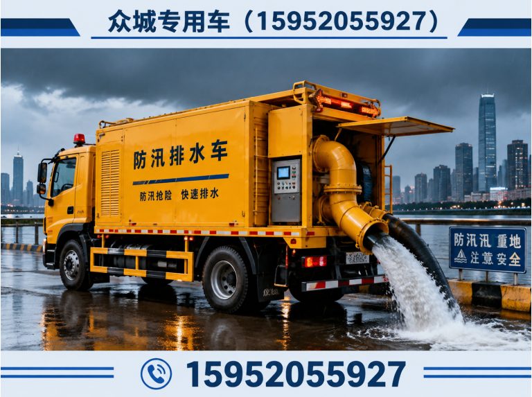 江苏抢险排水车展示图
